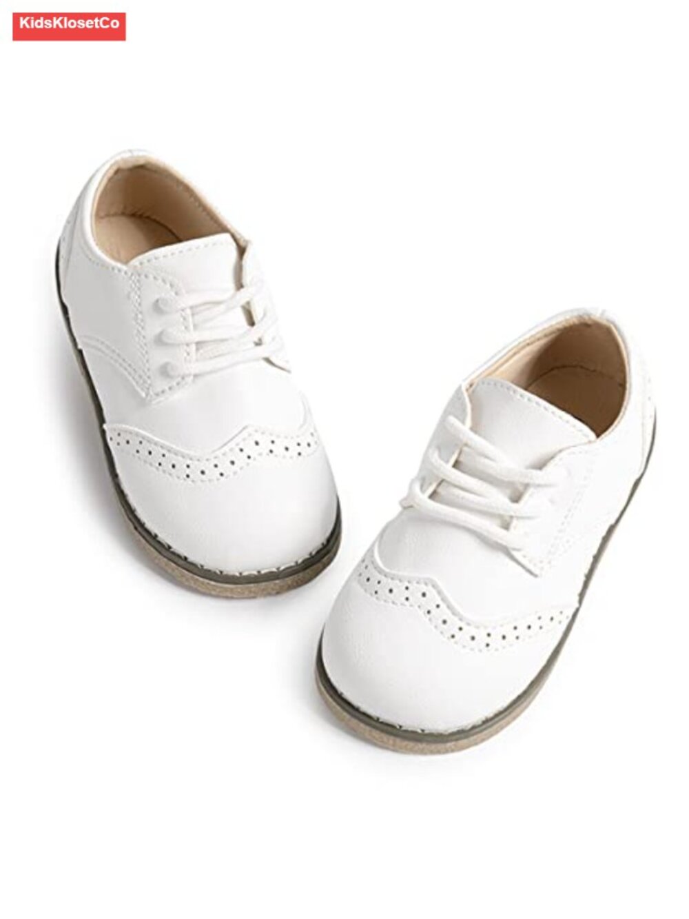 Toddler Lace Up Oxford Dress Shoes School Uniform Loafer Flats